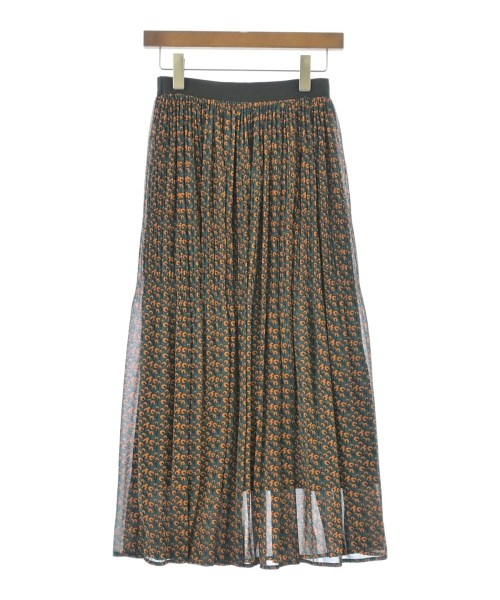 SHIPS colors（シップスカラーズ）ロング・マキシ丈スカート 緑 サイズ:F レディース/2200615653044