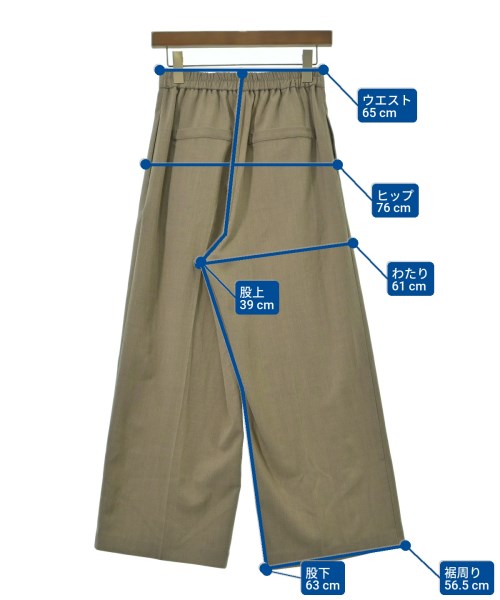 SHIPS colors（シップスカラーズ）スラックス ベージュ サイズ:S レディース/2200621548037