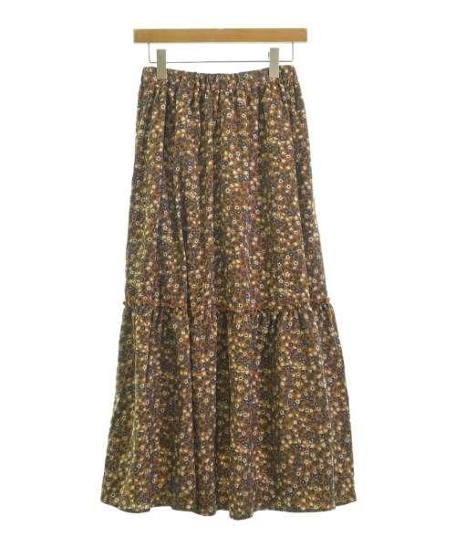 SHIPS colors（シップスカラーズ）ロング・マキシ丈スカート 茶 サイズ:-(M位) レディース/2200641898105