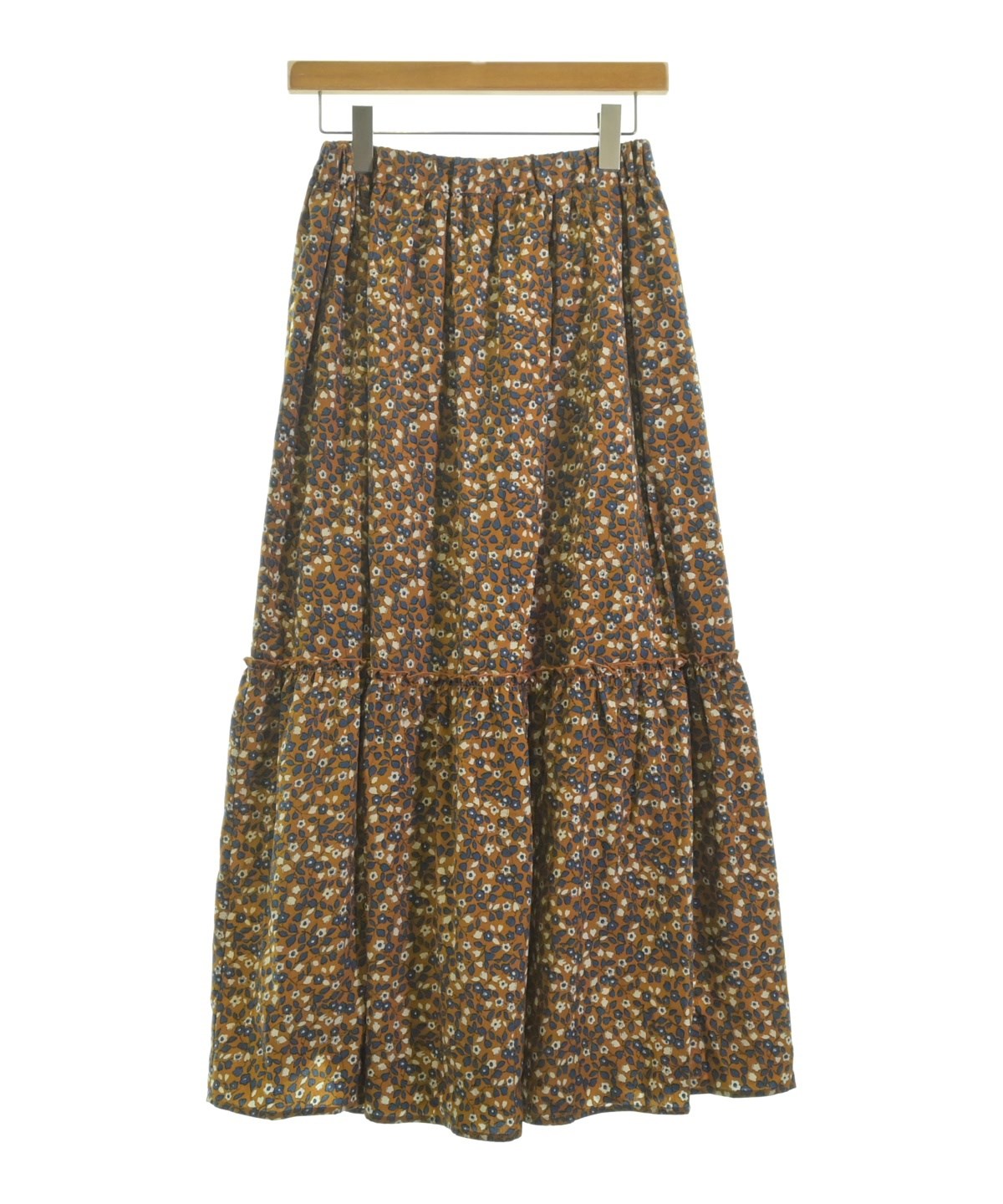 SHIPS colors（シップスカラーズ）ロング・マキシ丈スカート 茶 サイズ