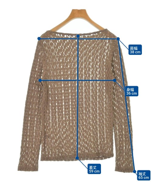 SHIPS colors（シップスカラーズ）Tシャツ・カットソー 茶 サイズ:-(S位) レディース/2200627534065