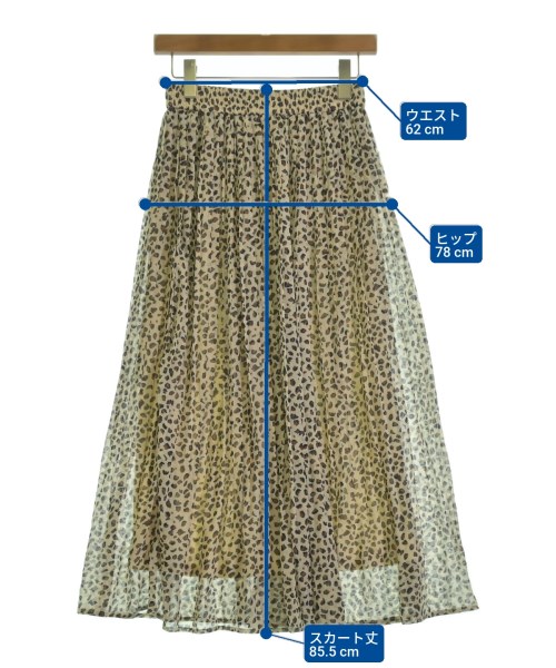 SHIPS colors（シップスカラーズ）ロング・マキシ丈スカート 白 サイズ:-(M位) レディース/2200614714463