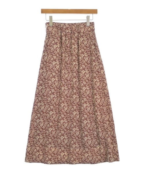 SHIPS colors（シップスカラーズ）ロング・マキシ丈スカート 赤 サイズ:S レディース/2200632237029