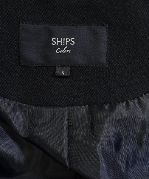 SHIPS colors（シップスカラーズ）ノーカラージャケット 紺 サイズ:S レディース/2200671338015
