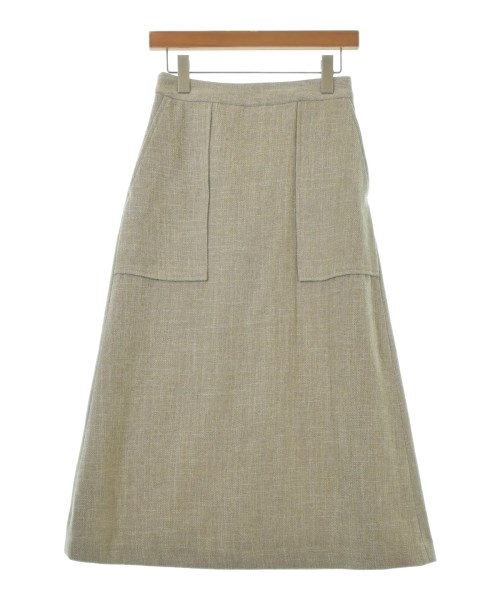 SHIPS colors(シップスカラーズ)ロング・マキシ丈スカート ベージュ サイズ:M/2200648507055