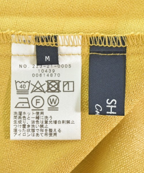 SHIPS colors（シップスカラーズ）ロング・マキシ丈スカート 黄 サイズ:M レディース/2200656644056