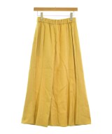 SHIPS colors（シップスカラーズ）ロング・マキシ丈スカート 黄 サイズ:M レディース/2200656644056