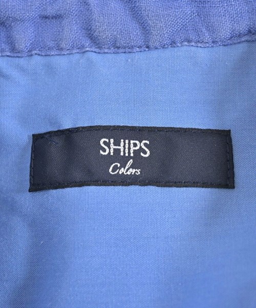 SHIPS colors（シップスカラーズ）シャツワンピース 青 サイズ:F レディース/2200708408049