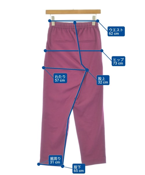 SHIPS colors（シップスカラーズ）スラックス ピンク サイズ:S レディース/2200702956201