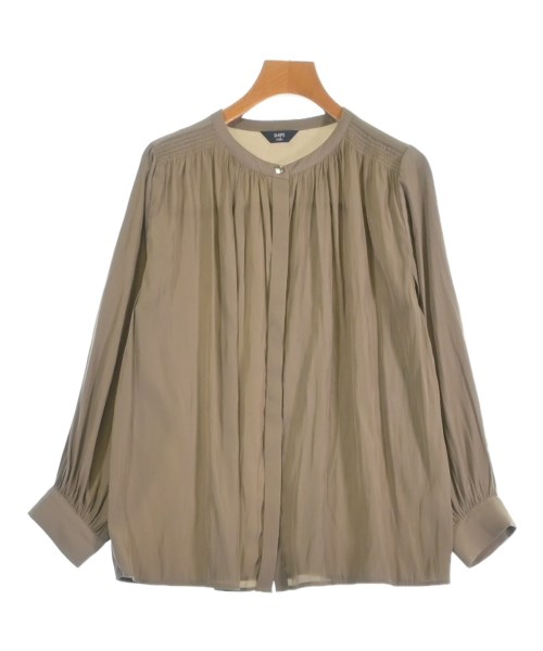 SHIPS colors(シップスカラーズ)ブラウス 茶 サイズ:F/2200660495033