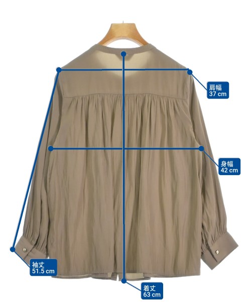 SHIPS colors（シップスカラーズ）ブラウス 茶 サイズ:F レディース/2200660495033