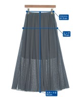 SHIPS colors（シップスカラーズ）ロング・マキシ丈スカート グレー サイズ:-(M位) レディース/2200660604176