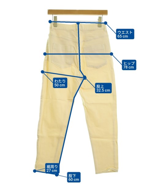 SHIPS colors（シップスカラーズ）デニムパンツ 白 サイズ:S レディース/2200671257019