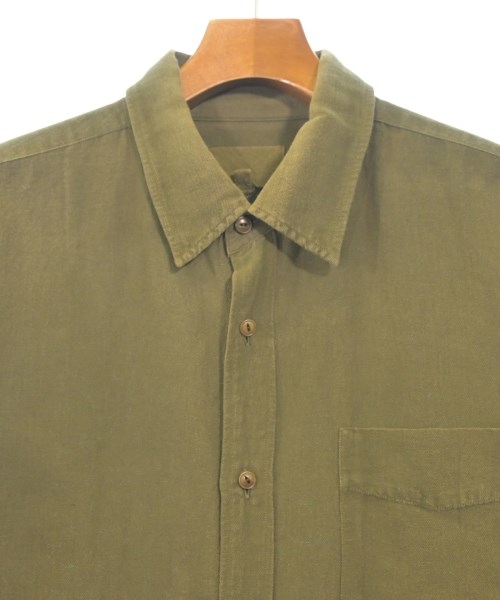 yoko sakamoto（ヨーコサカモト）カジュアルシャツ カーキ サイズ:L メンズ/2200639609034