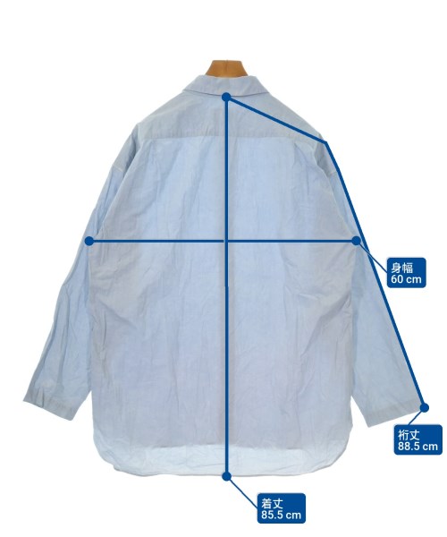 yoko sakamoto（ヨーコサカモト）カジュアルシャツ 青 サイズ:L メンズ/2200628263032