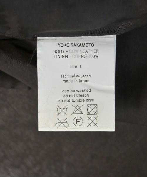 yoko sakamoto（ヨーコサカモト）カジュアルジャケット 茶 サイズ:L メンズ/2200633466060