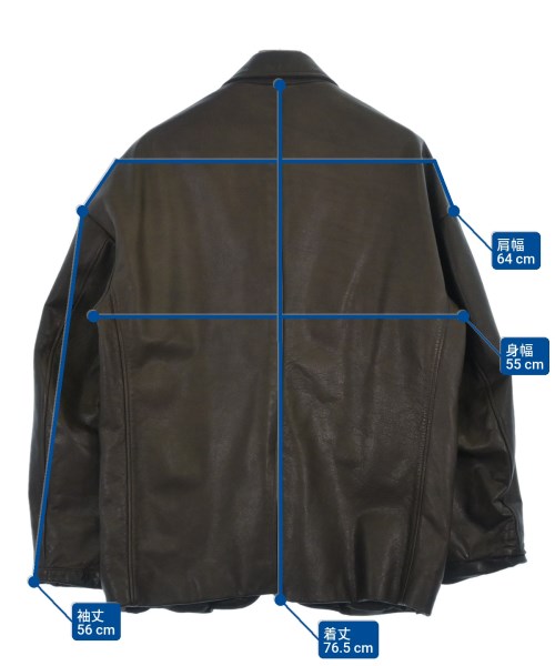 yoko sakamoto（ヨーコサカモト）カジュアルジャケット 茶 サイズ:L メンズ/2200633466060