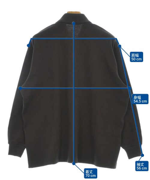 yoko sakamoto（ヨーコサカモト）ポロシャツ 茶 サイズ:S メンズ/2200671867010