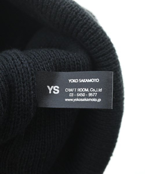 yoko sakamoto（ヨーコサカモト）ニットキャップ・ビーニー 黒 サイズ:- メンズ/2200663972135