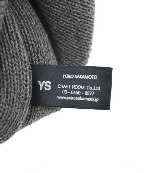 yoko sakamoto（ヨーコサカモト）ニットキャップ・ビーニー グレー サイズ:- メンズ/2200663972203