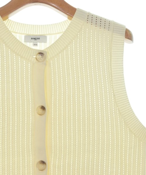 suncoo paris（スンクーパリ）ベスト 白 サイズ:T1(S位) レディース/2200673135025