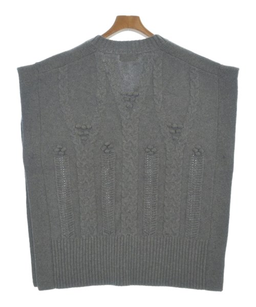 doux bleu（ドゥブルー）ベスト グレー サイズ:F レディース/2200627875113