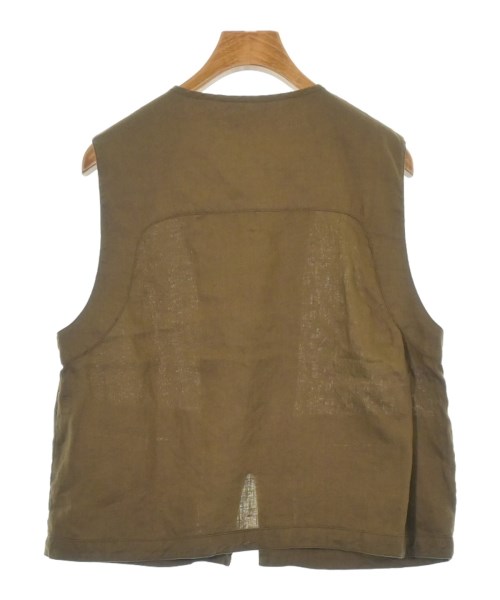 doux bleu（ドゥブルー）ベスト 茶 サイズ:F レディース/2200622977164