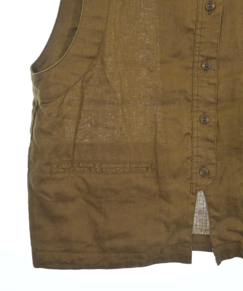 doux bleu（ドゥブルー）ベスト 茶 サイズ:F レディース/2200622977164