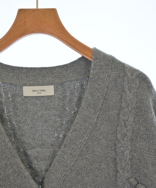 doux bleu（ドゥブルー）カーディガン グレー サイズ:F レディース/2200608895055