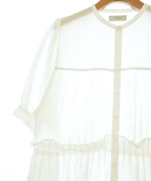 doux bleu（ドゥブルー）シャツワンピース 白 サイズ:F レディース/2200608895086