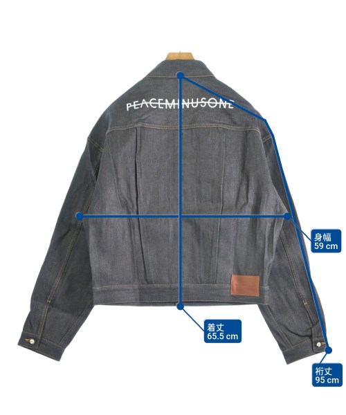 peaceminusone（ピースマイナスワン）デニムジャケット 黒 サイズ:F メンズ/2200676804089