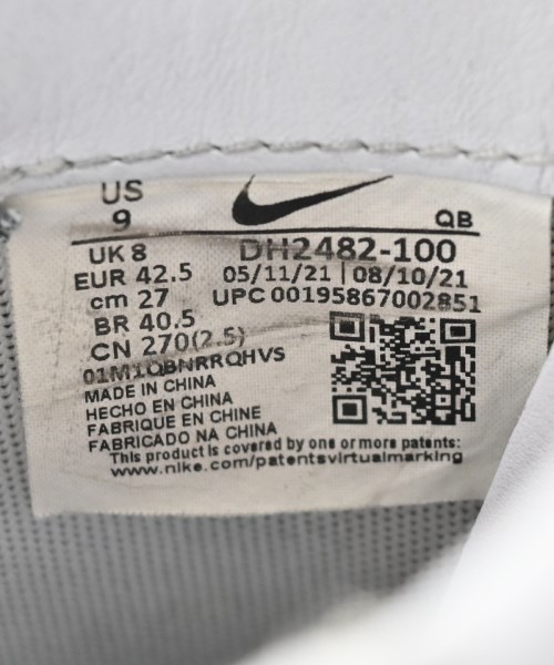 peaceminusone（ピースマイナスワン）スニーカー 白 サイズ:27cm メンズ/2200652140033