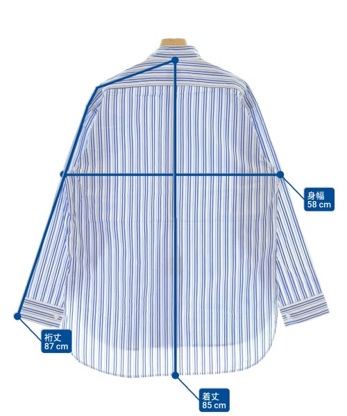 ROYAL NAVY（ロイヤルネイビー）カジュアルシャツ 白 サイズ:1(S位) レディース/2200646638041