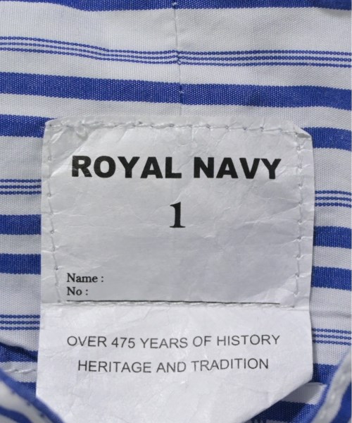 ROYAL NAVY（ロイヤルネイビー）カジュアルシャツ 白 サイズ:1(S位) レディース/2200705055017