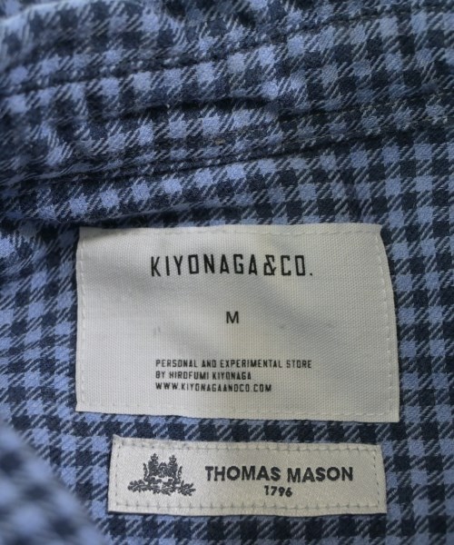 KIYONAGA&CO.（キヨナガアンドコー）カジュアルシャツ 青 サイズ:M メンズ/2200536422071