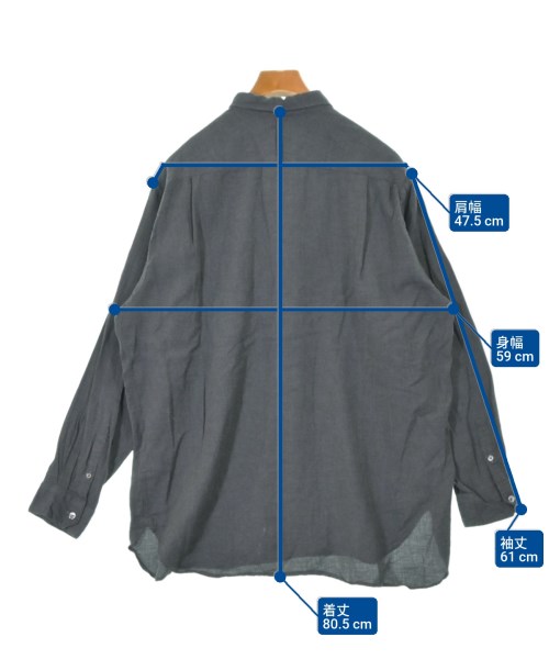 KIYONAGA&CO.（キヨナガアンドコー）カジュアルシャツ グレー サイズ:M メンズ/2200536422088