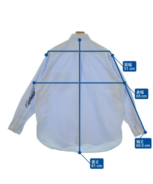 KIYONAGA&CO.（キヨナガアンドコー）カジュアルシャツ 青 サイズ:3(L位) メンズ/2200628871077