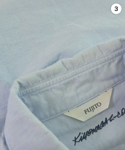 KIYONAGA&CO.（キヨナガアンドコー）カジュアルシャツ 青 サイズ:3(L位) メンズ/2200628871077