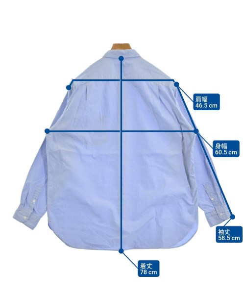 KIYONAGA&CO.（キヨナガアンドコー）カジュアルシャツ 青 サイズ:S メンズ/2200672499029