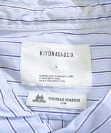 KIYONAGA&CO.（キヨナガアンドコー）カジュアルシャツ 青 サイズ:L メンズ/2200650672116