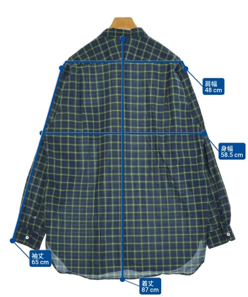 KIYONAGA&CO.（キヨナガアンドコー）カジュアルシャツ 青 サイズ:L メンズ/2200650672123