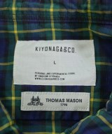 KIYONAGA&CO.（キヨナガアンドコー）カジュアルシャツ 青 サイズ:L メンズ/2200650672123