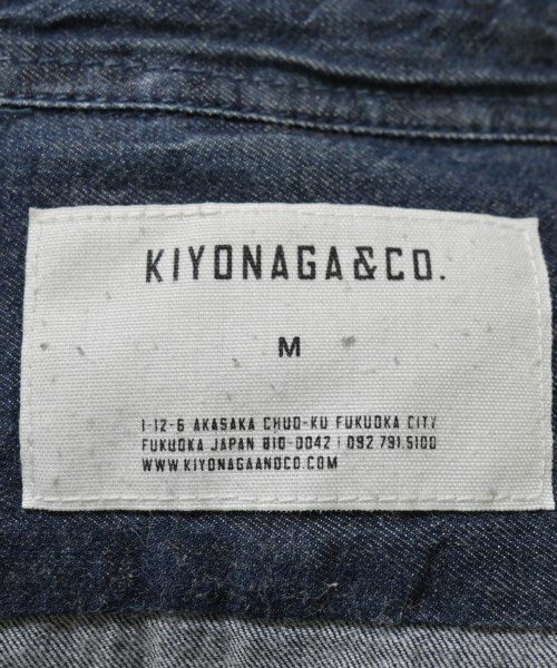 KIYONAGA&CO.（キヨナガアンドコー）カジュアルシャツ 紺 サイズ:M メンズ/2200653661018