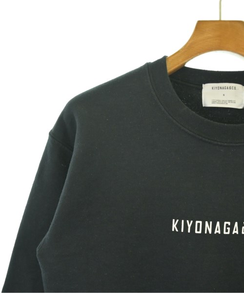 KIYONAGA&CO.（キヨナガアンドコー）スウェット 黒 サイズ:S メンズ/2200683715088
