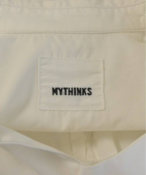 MYTHINKS（マイシンクス）カジュアルシャツ 白 サイズ:S メンズ/2200499608024