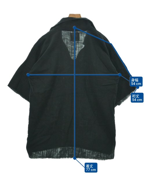 MYTHINKS（マイシンクス）カジュアルシャツ 黒 サイズ:L メンズ/2200628626189