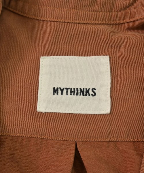 MYTHINKS（マイシンクス）カジュアルシャツ 茶 サイズ:XS メンズ/2200603881350
