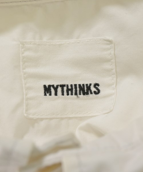 MYTHINKS（マイシンクス）カジュアルシャツ 白 サイズ:S メンズ/2200724721115