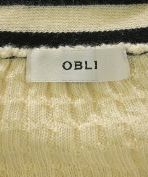 OBLI（オブリー）カーディガン 白 サイズ:F レディース/2200633499136
