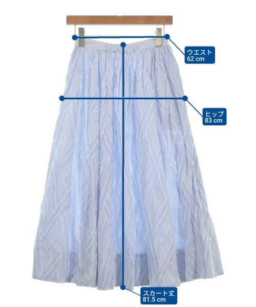 OBLI（オブリー）ロング・マキシ丈スカート 青 サイズ:S レディース/2200633499204